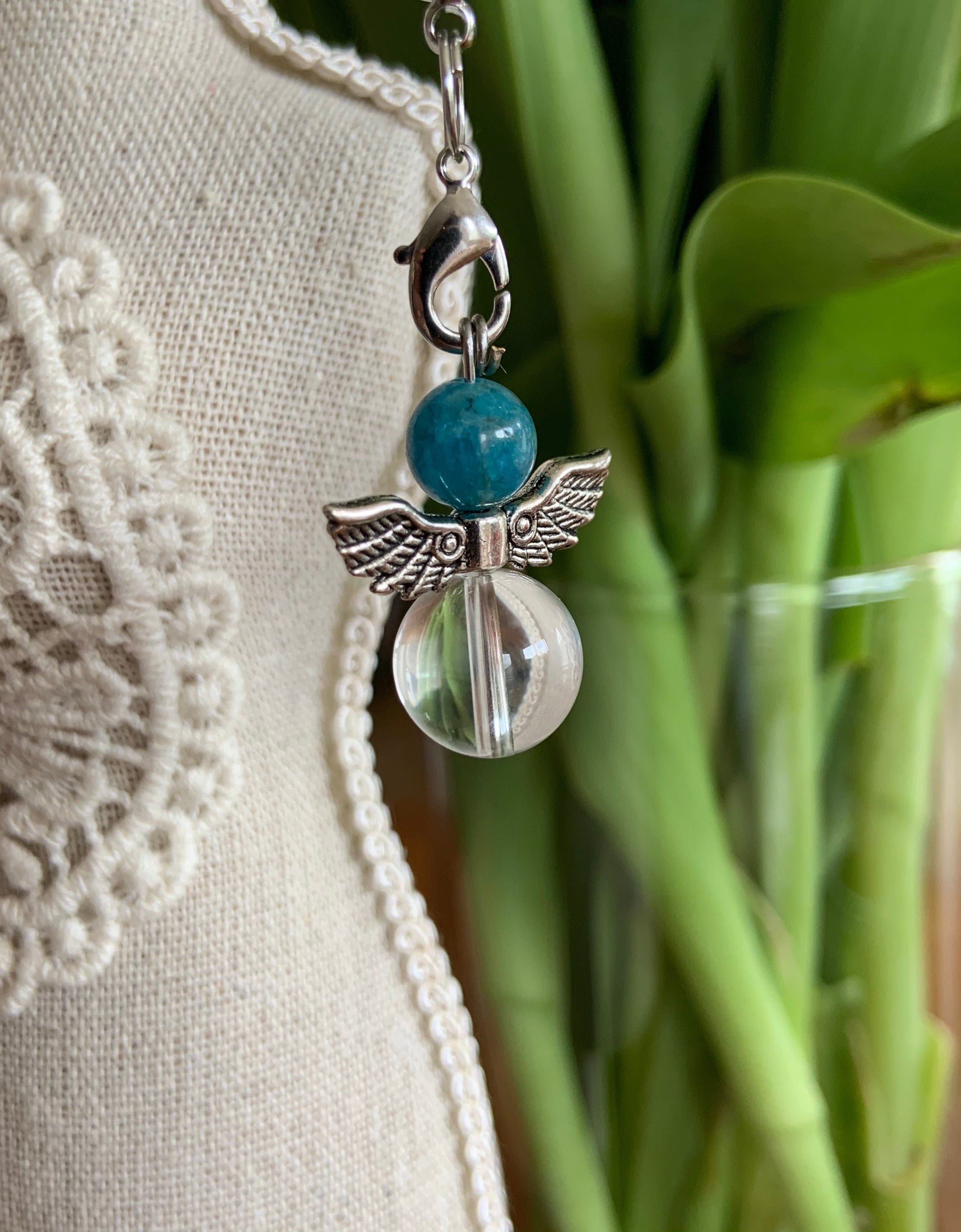 Buy Angel Whisperer necklace silver with wing pendant and sound ball rosé  in 45+5 cm Online Now